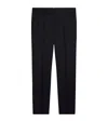 Dunhill Wool Jersey Blend Travel Trousers In Blue