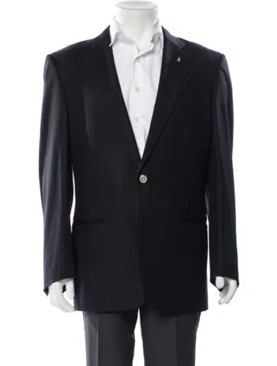 Pre-owned Dunhill Wool Blazer In Blue
