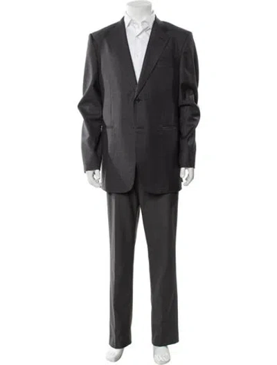 Pre-owned Dunhill Wool Blazer In Gray