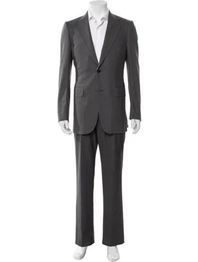 Pre-owned Dunhill Wool Blazer In Gray