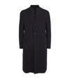 Dunhill Wool-cashmere Overcoat In Blue
