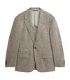 Dunhill Wool Donegal Tweed Bourdon Blazer In Gray