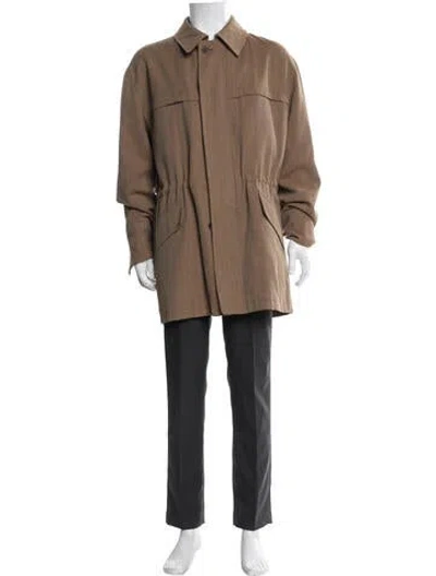Pre-owned Dunhill Wool Jacket In Grey