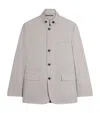 Dunhill Wool Single-breasted Jacket In Gray