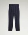 Dunhill Wool Twill Single Pleat Trousers