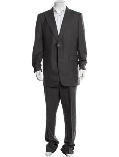 Pre-owned Dunhill Wool Two-piece Blazer W/ Tags In White