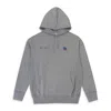 Dunno Beta 5 Script Gray Hoodie In Grey