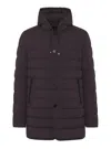 Duno - Coat With Hanging Hood In Pium Loft Hoody Lico 280