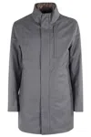 Duno 3-in-1 Coat With Detachable Inner Down Jacket In Gray