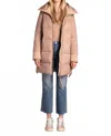 Duno Adriel Winter Jacket In Light Camel In Nude
