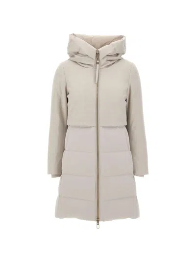 Duno Balloon Prato Mestre Padded Coat In 뉴트럴
