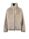 Duno Beige Polyester Eco Coat In Neutral