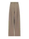 Duno Beige Trousers In Brown