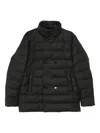Duno Button-down Padded Jacket In Black