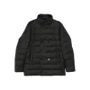 Duno Button-down Padded Jacket In Black