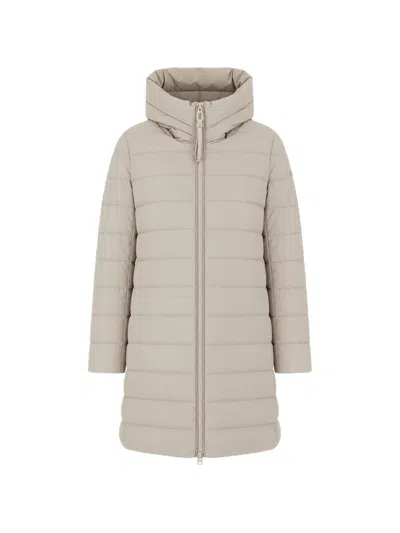 Duno Cellini Quilted Hooded Jacket In Metallic