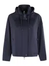 Duno Short Technical Jacket With Adjustable Hood
