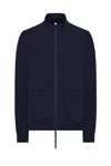 Duno Trevi Sound Bomber Jacket In Warp-knitted Technical Fabric In Blu