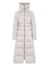 Duno Quilted Down Jacket With Raised Collar In Neutral