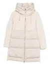 Duno Padded Coat With Hood In White