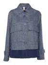 Duno Dizy Black Jacket In Blue