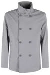 Duno Double Breasted Superlight Wool Blend
