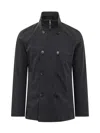 Duno Double Layer Blazer In Navy
