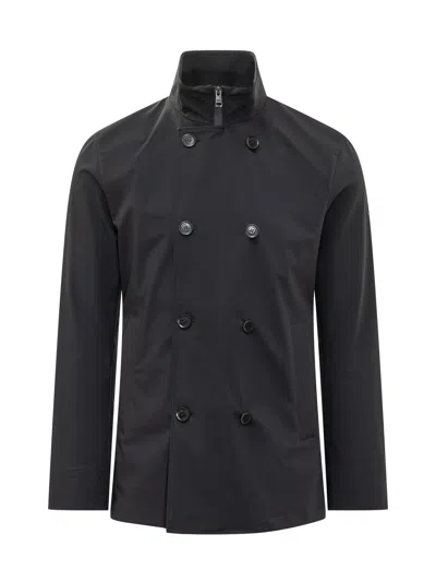 Duno Double Layer Blazer In Navy