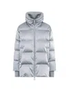 Duno Double-zip Puffer Jacket In Gray
