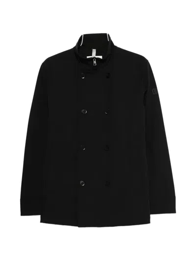 Duno Double-breasted Tauris Coat In Black