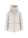 Duno Down Jacket With Hood  In White
