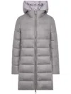 Duno Down Jacket With Detachable Hood Clothing In Gray