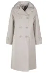 Duno Glenda Brenda Light Grey Trench Coat