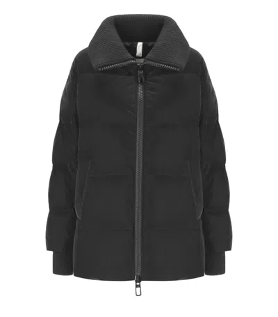 DUNO DUNO GLOSSY BLACK DOWN JACKET