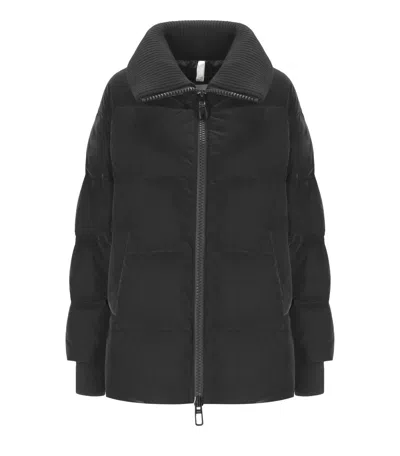 DUNO GLOSSY BLACK DOWN JACKET