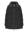 Duno Glossy Black Down Jacket In Black