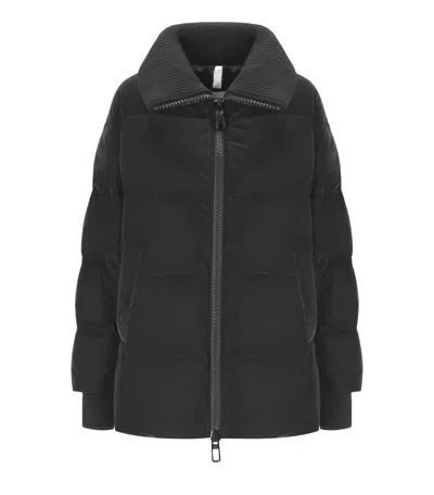 DUNO DUNO GLOSSY BLACK DOWN JACKET