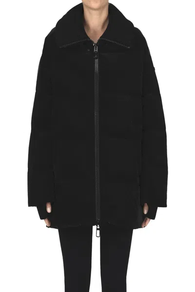 Duno Glossy Down Jacket In Black