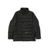 Duno Button-down Padded Jacket In Black