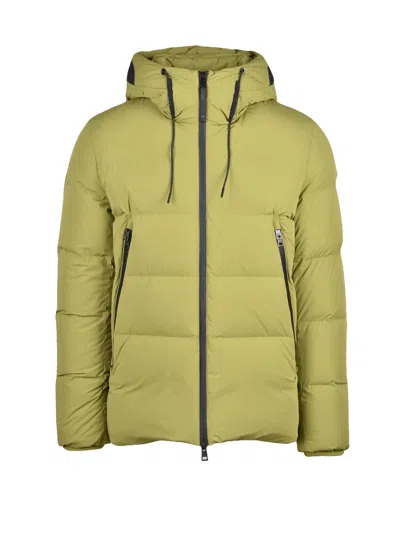 Duno Green Quilted Jump Polyamide Down Jacket