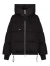Duno Heka Hooded Puffer Jacket In Brown