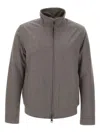Duno High-neck Bomber Jacket In Gray
