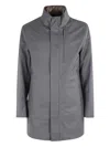 Duno High-neck Jacket In Gray