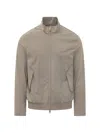 Duno High-neck Elasticated-hem Jacket In Neutral