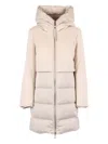 Duno Hooded Coat In Neutral