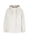 Duno Hooded Jacket In Neutral