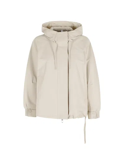 Duno Hooded Jacket In Neutral