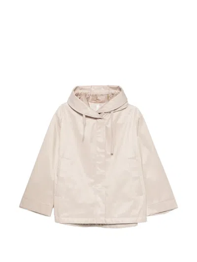 Duno Hooded Jacket In Neutral