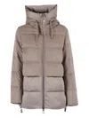 Duno Hooded Keiko Jacket In Brown