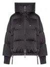 Duno Oversized Short Down Jacket In Gray